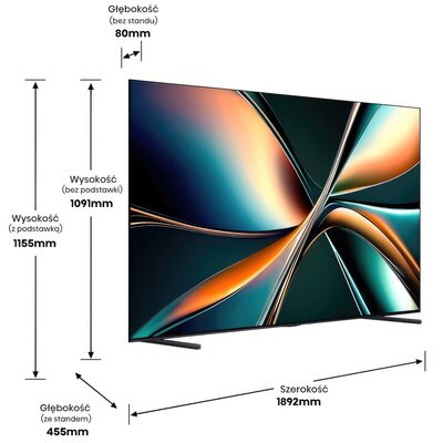 Telewizor HISENSE 85U78Q 85" MINILED 4K 144Hz VRR VIDAA Dolby Vision Dolby Atmos HDMI 2.1