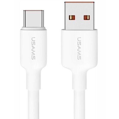Kabel USB-A - USB-C USAMS US-SJ603 U84 3A 3 m Biały