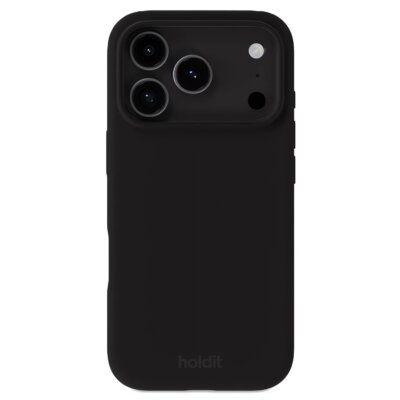 Etui HOLDIT Silicone Case do Apple iPhone 17 Pro Czarny