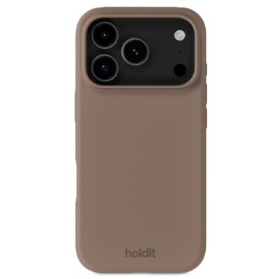 Etui HOLDIT Silicone Case do Apple iPhone 17 Pro Jasnobrązowy