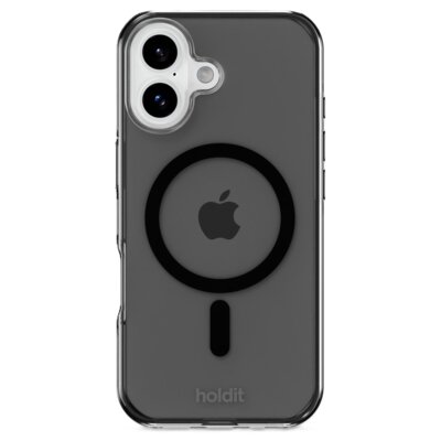 Etui HOLDIT MagSafe do Apple iPhone 17 Czarny transparentny