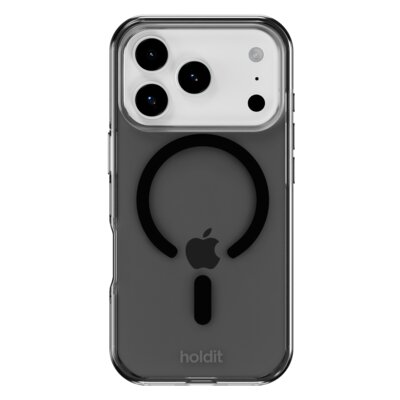 Etui HOLDIT MagSafe do Apple iPhone 17 Pro Max Transparentny (czarny)