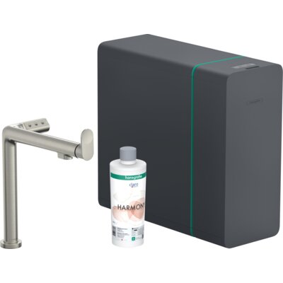 Bateria HANSGROHE Aqittura M91 76837800 z filtrem Stal szlachetna