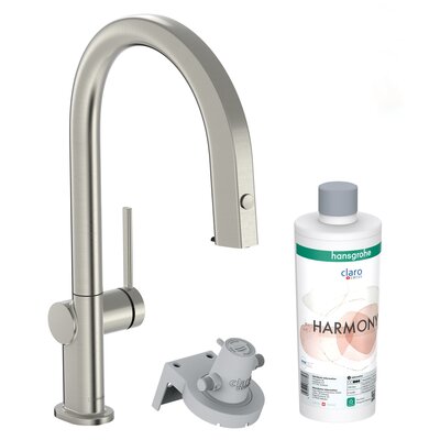 Bateria HANSGROHE Aqittura M91 76800670 z filtrem Stal szczotkowana