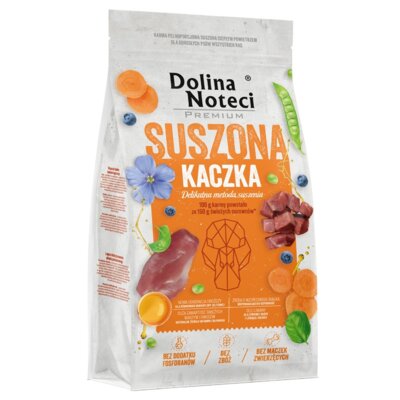 Karma dla psa suszona DOLINA NOTECI Premium Kaczka 9 kg