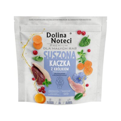 Karma dla psa DOLINA NOTECI Premium Kaczka z królikiem 1 kg