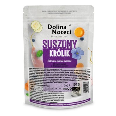Karma dla psa suszona DOLINA NOTECI Premium Królik 150 g