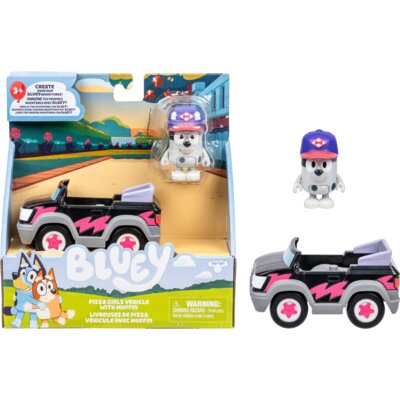 Figurka BLUEY Auto z Pizzą & Muffin BLU17672