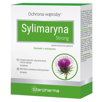 Suplement diety STARPHARMA Sylimaryna Strong Ostropest plamisty (60 tabletek)