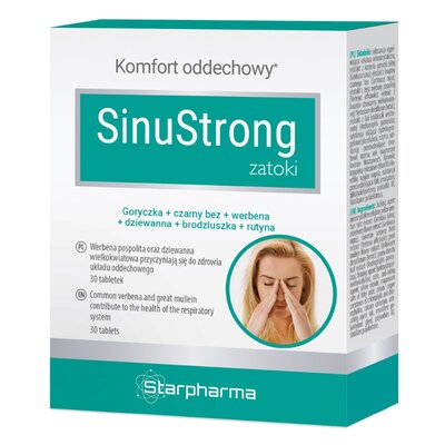 Suplement diety STARPHARMA SinuStrong zatoki (30 tabletek)