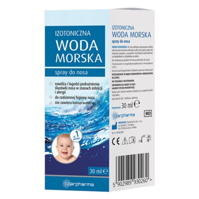 Spray do nosa STARPHARMA Izotoniczna woda morska (30 ml)