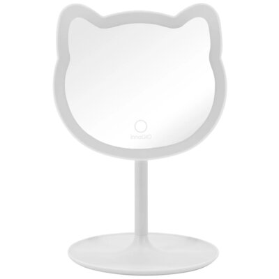 Lusterko kosmetyczne INNOGIO GIOperfect White Cat Podświetlenie LED