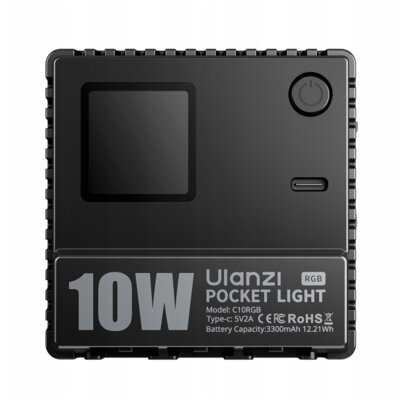 Lampa LED ULANZI C10RGB 10W 1800K-9000K