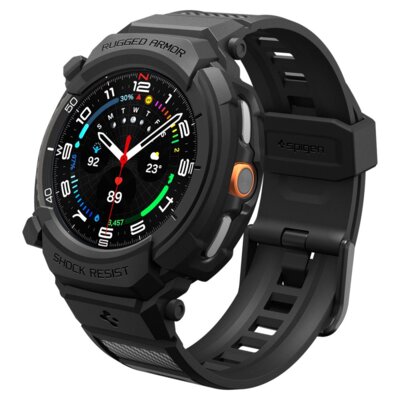 Pasek SPIGEN Rugged Armor Pro do Samsung Galaxy Watch 8 Classic do koperty 46 mm Czarny