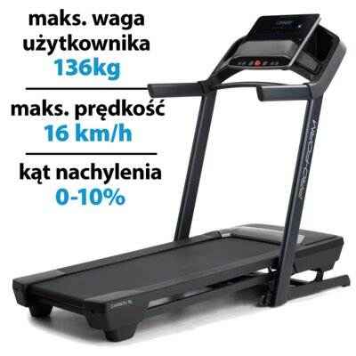 Bieżnia elektryczna PROFORM Carbon TL PFTL59725-INT 1912W 16km/h