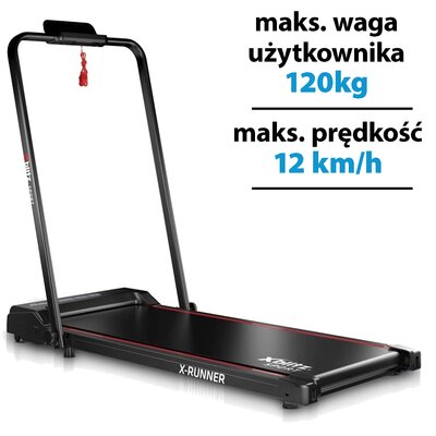 Bieżnia elektryczna XBLITZ X-Runner 1491W 12km/h