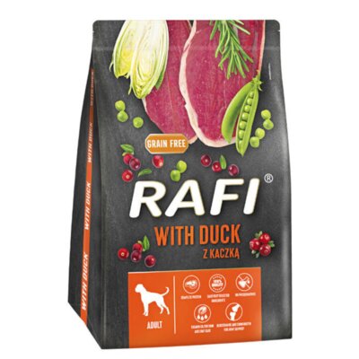 Karma dla psa RAFI Z kaczką 3 kg