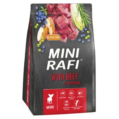 Karma dla psa RAFI Mini Wołowina 3 kg