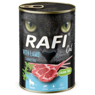Karma dla kota RAFI z jagnięciną 400 g