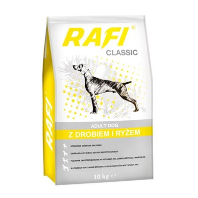 Karma dla psa RAFI Classic Drób z ryżem 10 kg
