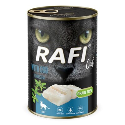Karma dla kota RAFI Cat Adult z dorszem 400 g
