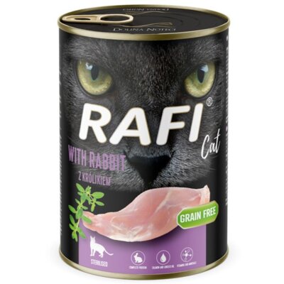 Karma dla kota RAFI z królikiem 400 g