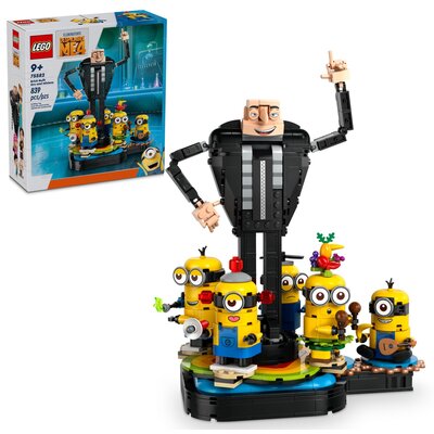 LEGO 75582 Despicable Me 4 Gru i minionki z klocków