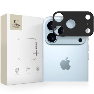 Osłona aparatu TECH-PROTECT Camalloy Fit+ do Apple iPhone 17 Pro Czarny