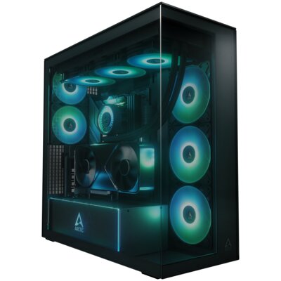 Obudowa ARCTIC Xtender VG Black Tinted Glass (pionowe mocowanie GPU)