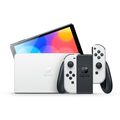Konsola NINTENDO Switch Oled Biała + Etui MAD DOG NSA500