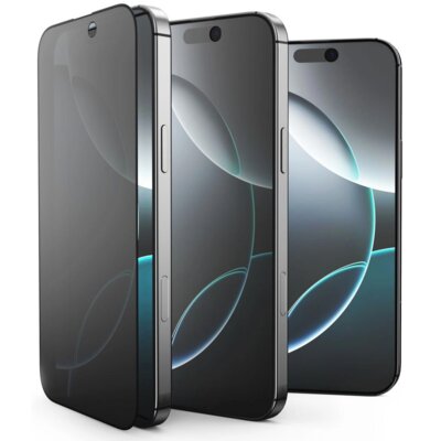 Szkło prywatyzujące TECH-PROTECT Glass Spy+ do Apple iPhone 16 Pro Max/17 Pro Max (2 szt.)