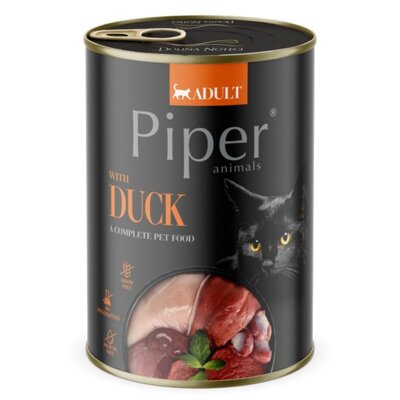 Karma dla kota PIPER Animals z Kaczką 400 g