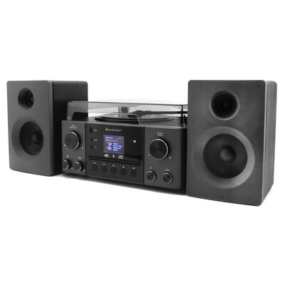 Wieża SOUNDMASTER Elite MCD1950SW Czarny Bluetooth, USB, CD/MP3, Tuner DAB+/FM