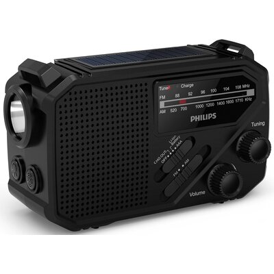 Radio PHILIPS TAR1609/00 Analogowe Przenośne Czarny