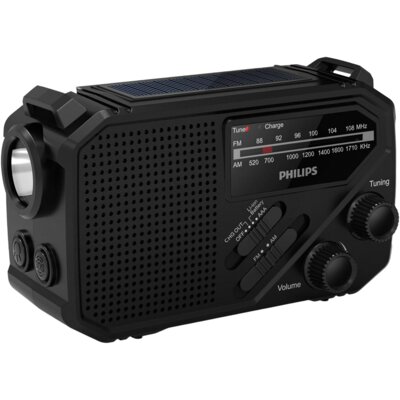 Radio PHILIPS TAR1609/00 Analogowe Przenośne Czarny