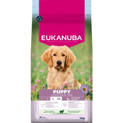 Karma dla psa EUKANUBA Puppy Large Breed Jagnięcina 12 kg