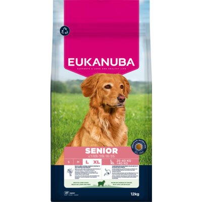 Karma dla psa EUKANUBA Senior Large Breed Jagnięcina 12 kg
