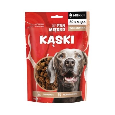 Przysmak dla psa PAN MIĘSKO Kąski Wołowina 100 g