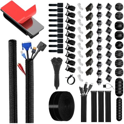 Zestaw organizerów kabli MOZOS CM-SET (173 szt.)