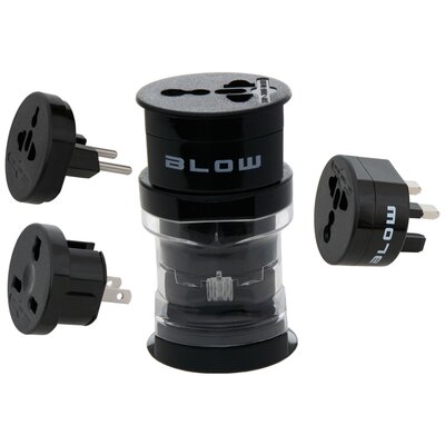 Adapter podróżny BLOW 72-303 (Europa - Wielka Brytania - Stany Zjednoczone)