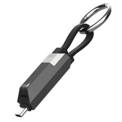 Kabel USB-C - USB-C 4SMARTS Enterprise Storage 240W 6cm Grafitowy