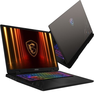 Laptop MSI Crosshair 17 HX AI D2XWFKG-008XPL 17" IPS 240Hz Ultra 7-255HX 16GB RAM 1TB SSD GeForce RTX5060 DLSS 4