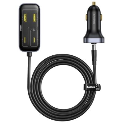 Ładowarka samochodowa BASEUS BackseatPal L1 110W Czarny