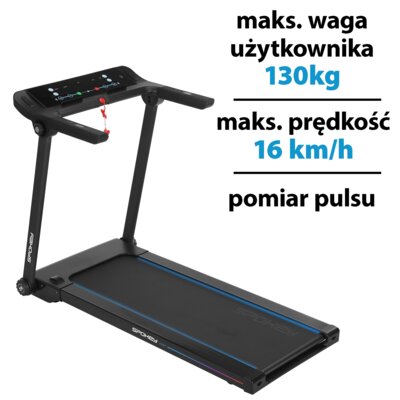Bieżnia elektryczna SPOKEY Lean 1471W 16 km/h