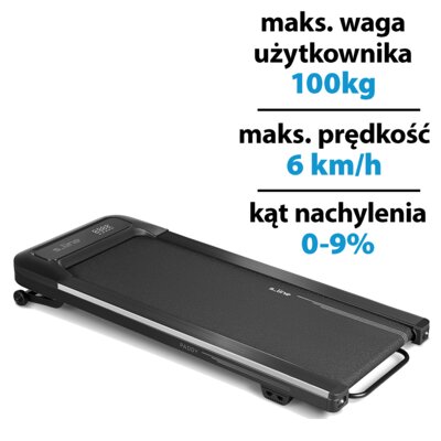 Bieżnia elektryczna S_LINE Paddy 920W 6 km/h