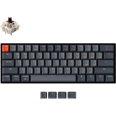 Klawiatura KEYCHRON K12-H3 Wireless Gateron G Pro Brown RGB Czarny
