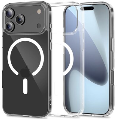 Etui TECH-PROTECT Flexair Hybrid MagSafe do Apple iPhone 17 Pro Max Przezroczysty