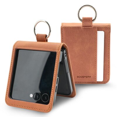 Etui MERCURY Basic Diary do Samsung Galaxy Z Flip 7 Jasnobrązowy