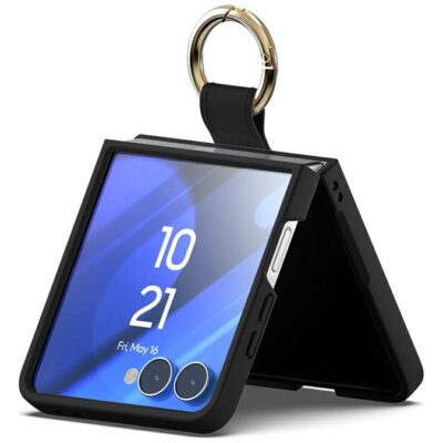Etui MERCURY Gold Ring do Samsung Galaxy Z Flip 7 Czarny