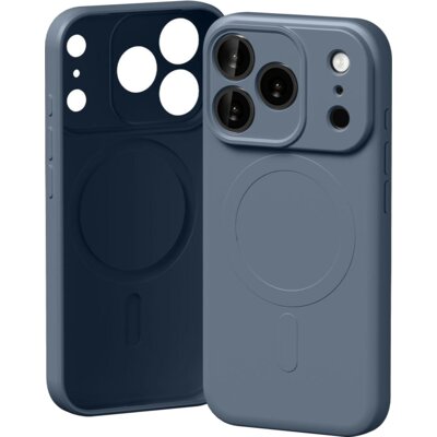 Etui MERCURY Semi-Silicone MagSafe do Apple iPhone 17 Pro Granatowy